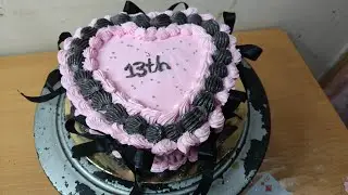 How To Make Eggless Bakery StyleChocolate Flavour Viral Vintage Cake Design Video|All IN ONE CHANNEL