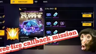 #free  fire callback mission funny moment and what the end ☝👿#DB