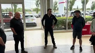 ENS Toyota Dealership in Saskatoon, Toyota Canada Kanreki Cross Country drive and celebration.