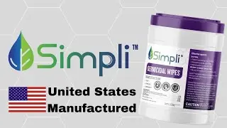 Simpli Germicidal EPA Wipes made in the USA!