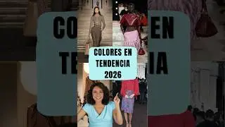 COLORES en TENDENCIA 2026 #shortsviral #colores #2026fashion