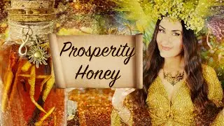 Magickal Spiced Prosperity Honey 🍯 Kitchen Witchcraft 🌞 Abundance Spell 🌿 Green Witch