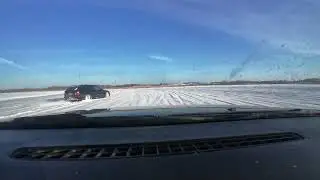Audi 80 quattro on frozen lake.part2
