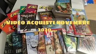Video Acquisti FUMETTI Novembre 2020...