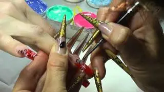 Nail Art by Anna Milay, Winter und Weihnachts Design.  