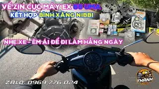 Ex 65zz Uma về m&aacute;y zin &ecirc;m &aacute;i. Gắn th&ecirc;m c&acirc;y cam v&agrave; b&igrave;nh xăng Nibbi để lanh ga đầu, đi phố cực th&iacute;ch