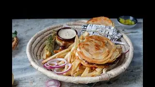 Lachha Paratha Burgers #burgers #viral
