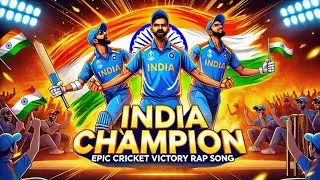🇮🇳🔥 INDIA CHAMPION 🔥🇮🇳 | Epic Cricket Victory Rap Song 🏆🎤 | Rohit, Virat, Bumrah Magic! 🎯 | ICC 2025