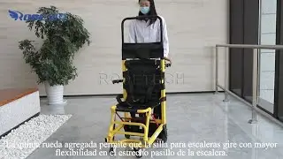 Cómo Usar Silla de Escalera |Silla Eléctrica para Escaleras con Quinta Rueda