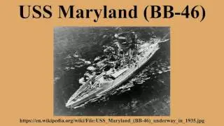 USS Maryland (BB-46)