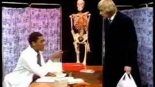 Lenny Henry and Chris Tarrant in a doctor sketch on OTT