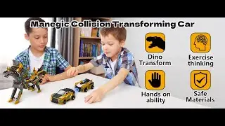 Collision Transforming Dinosaur Car Toy