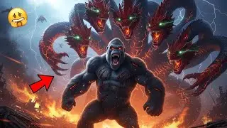 KING KONG vs TWO-HEADED SNAKE DRAGON in the Mountains 🏔️🔥 | Epic Battle of Legends