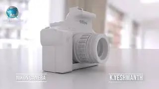 Nikon Camera 3d Model/MAYA/AFTER EFFECTS/WORLD DREAM MEDIA ENTERTAINMENT.