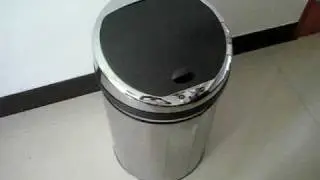 Stainless Steel Automatic Wastebin,Sensor Kitchen Waste Rubbish Dust Bin