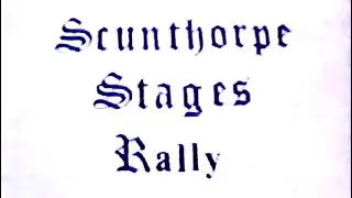 South Bank Motor Club IDEA Scunthorpe Stages Rally 1982