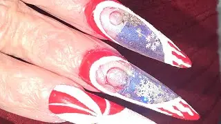 Tammy's NailTechniques is live! Christmas aquarium nails take two