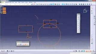 Create profile sketches using Sketcher Workbench- CATiA Part Design Workshop for Beginner