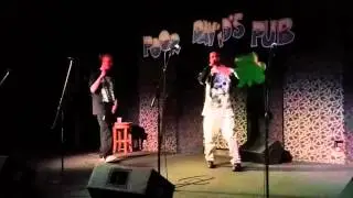AR15 (Adrian) and Tecc on stage @ Poor Davids Pub (Dallas)
