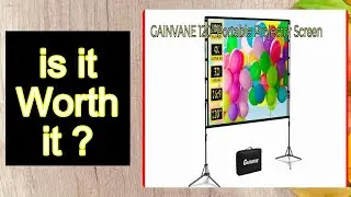 GAINVANE 120 Portable Projector Screen Features - Important Information