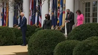 Biden celebrates COVID relief bill at White House