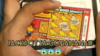 JACKPOT!! (Sana Manalo ng P 200,000) SCRATCH IT 200 CHALLENGE (Go Banana)