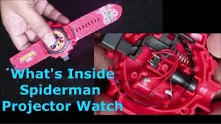 What's Inside Spiderman Projector Watch