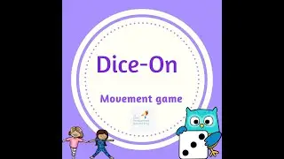 Social distancing fun Movement game:Dice-On