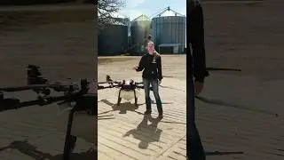 Size does matter 🤌🏼 #p100pro #drone #spraydrone #viral #xag #agriculture