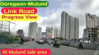 Goregaon-Mulund Link Road GMLR) work progress view after one month at Mulund side@mytravelvlog7253
