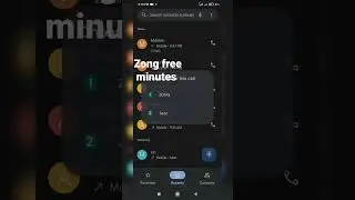 Zong free minutes