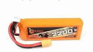 unboxing orange lipo battery 2200 mah 40c 3cell