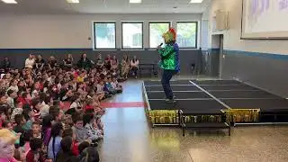 Performing &ldquo;Peaches&rdquo; at the Adkison Elementary Talent Show - 2023