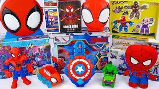 Marvel Spiderman Unboxing Review| Spidey Action Launch Carry Case | Marvel Mech Strike Monster |ASMR