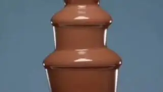 Chocolate fountain with flowing chocolate is delicious of course but what if we replaced it with...