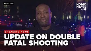 WATCH: Seattle police give update on double fatal shooting in Rainier Beach neighborhood