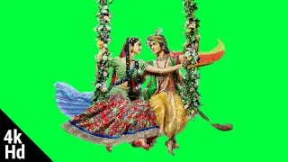 Radha Krishna Green screen video  || Green Screen Radha Krishna For Status Video