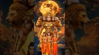 🙏Ram Sita Lakshman With 🛕🙏Panchmukhi Hanman🌹#ram #shorts #tranding #hanma