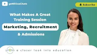 What Makes a Great Training Session - Marketing, Recruitment & Admissions