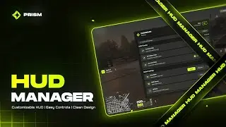 FiveM HUD Manager | Advanced Customization | Modern HUD System | [ESX, QBox, QBCore] | Prism Scripts
