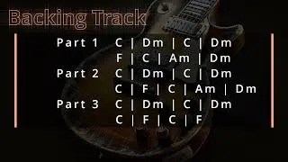 Falling Gravity Soulful Blues-Pop Ballad Guitar Backing Track | C Major | 63 BPM