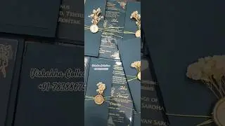 Customised premium wedding invitation card #wedding #love #custominvitations