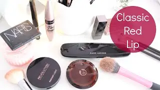 Classic Red Lip Makeup Look | styleandpaper