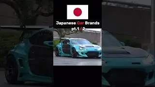 Japanese Car Brand Pt. 1 #cars #automobile #jdms