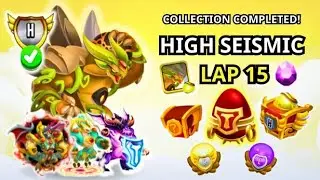 High Seismic LAP 15 COMPLETED! GET Pure Titan Dragon in Broken Grounds Collection | Dragon City 2023