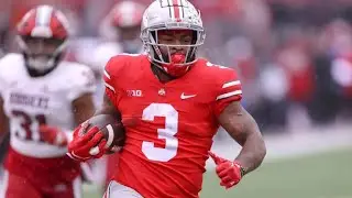 Miyan Williams highlights Vs Indiana! 147 yards and a TD on only 15 runs! (2022)
