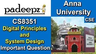 CS8351 Digital Principles and System Design Important Questions | Anna University | Padeepz