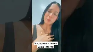 Nada pode preencher um vazio interno a n&atilde;o ser voc&ecirc; mesmo.