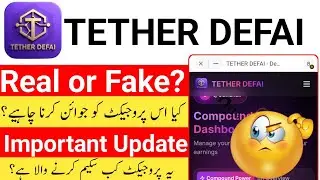 TETHER DEFAI Real or Fake? 🚨 Complete Truth | Scam or Legit? | Important Update 