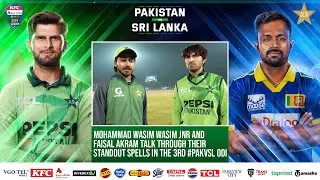 Mohammad Wasim Wasim Jnr and Faisal Akram talk through their standout spells in the 3rd #PAKvSL ODI